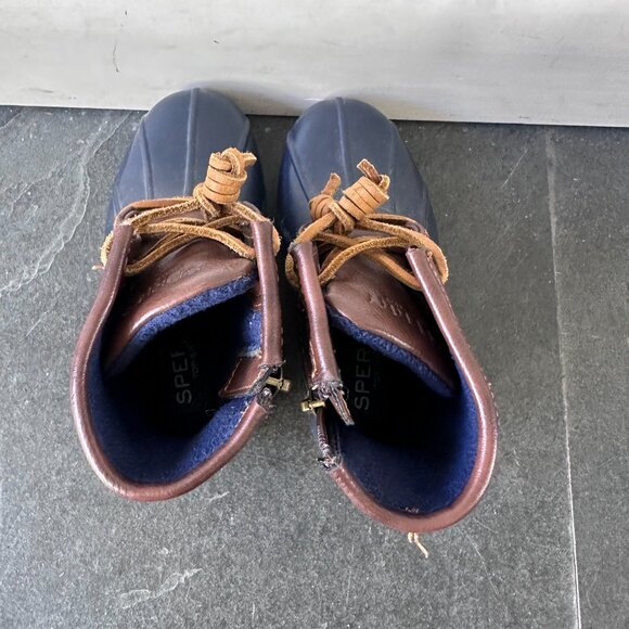 Sperry Kids Boots in Brown and Blue - Picture 7 of 16